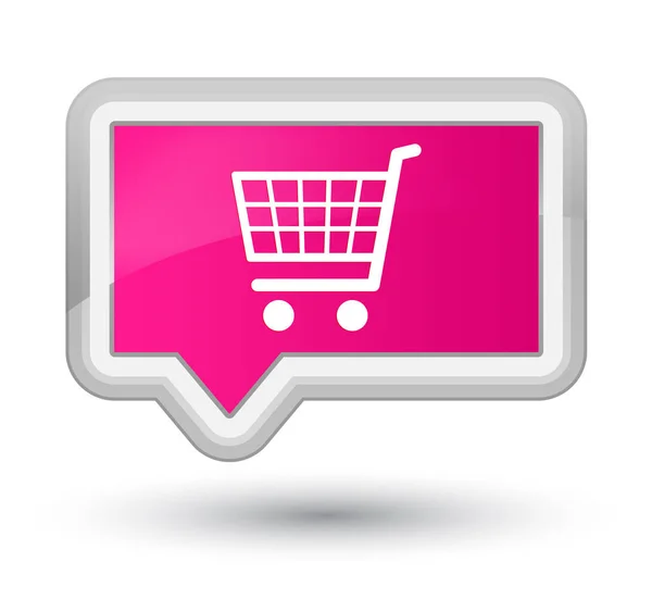 ECommerce ikon elsődleges rózsaszín banner gomb — Stock Fotó