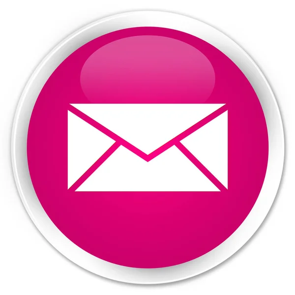 Ηλεκτρονικού ταχυδρομείου εικονίδιο premium ροζ στρογγυλό κουμπί — Φωτογραφία Αρχείου
