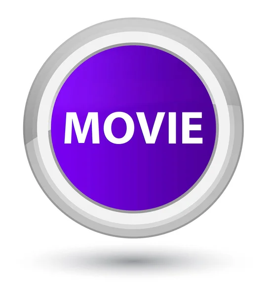 Movie prime purple round button — Stock Photo, Image