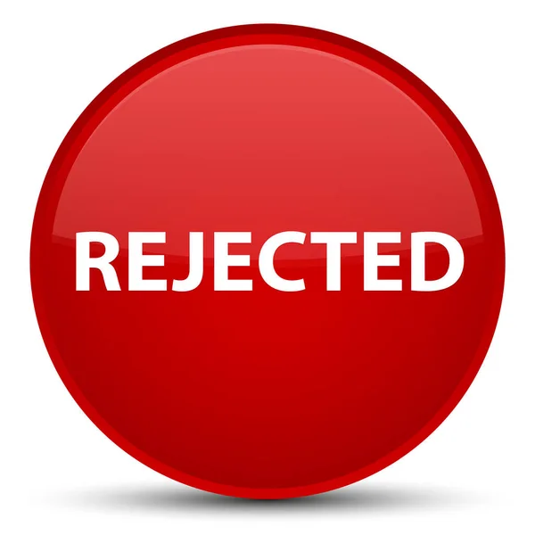Odrzucone specjalne czerwony okrągły przycisk — Zdjęcie stockowe