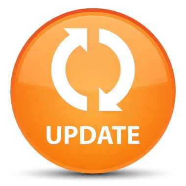 Güncelleştirme özel turuncu yuvarlak düğmesine