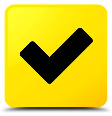 Kutsal kişilerin resmi sarı kare düğme doğrulamak