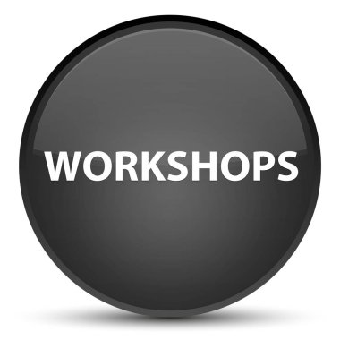 Atölye çalışmaları özel siyah yuvarlak düğmesi