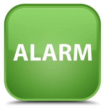 Alarm özel yumuşak yeşil kare düğmesi