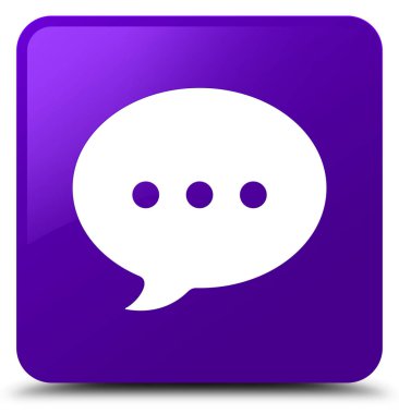 Konuşma simgesini mor kare düğme
