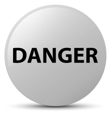 Tehlike beyaz yuvarlak düğmesi