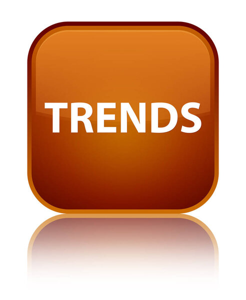 Trends special brown square button