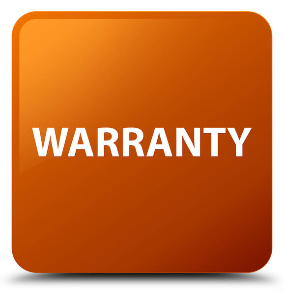Warranty brown square button