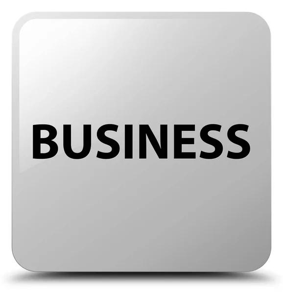 Business white square button — Stock Photo, Image