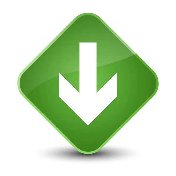 Download arrow icon elegant soft green diamond button — Stock Photo, Image