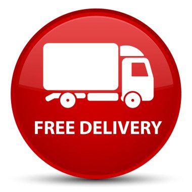 Ücretsiz teslimat özel kırmızı yuvarlak düğmesi