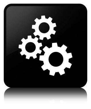 Gears'ın kutsal kişilerin resmi siyah kare düğme