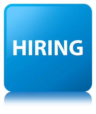 Camgöbeği mavi kare düğme işe