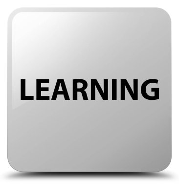 Beyaz kare düğme öğrenme