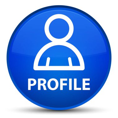 Profil (üye simgesi) özel mavi yuvarlak düğmesi