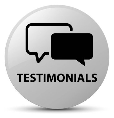 Başarı beyaz düğme yuvarlak