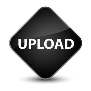 Zarif siyah elmas düğmesini upload