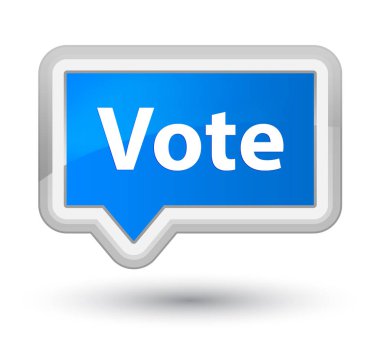 Oy Başbakan camgöbeği mavi bayrak düğmesine