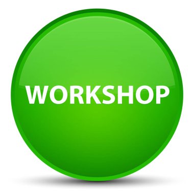 Atölye özel yeşil yuvarlak düğmesi