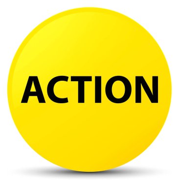 Eylem sarı yuvarlak düğmesi