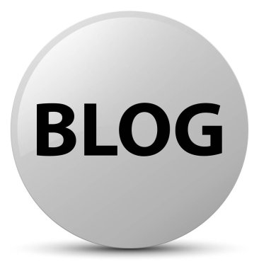 Blog beyaz yuvarlak düğmesi