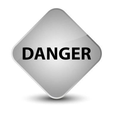 Tehlike zarif beyaz elmas düğmesi