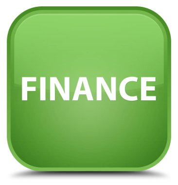 Finans özel yumuşak yeşil kare düğme