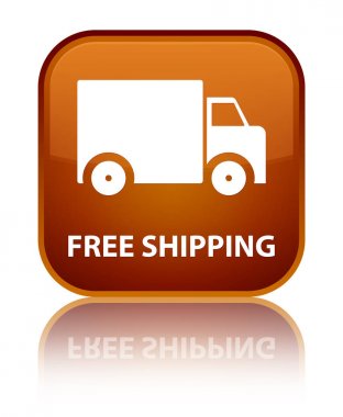 Ücretsiz nakliye özel kahverengi kare düğme