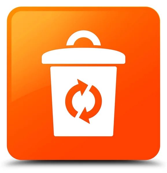 Kuka ikon a narancssárga négyzet gomb — Stock Fotó