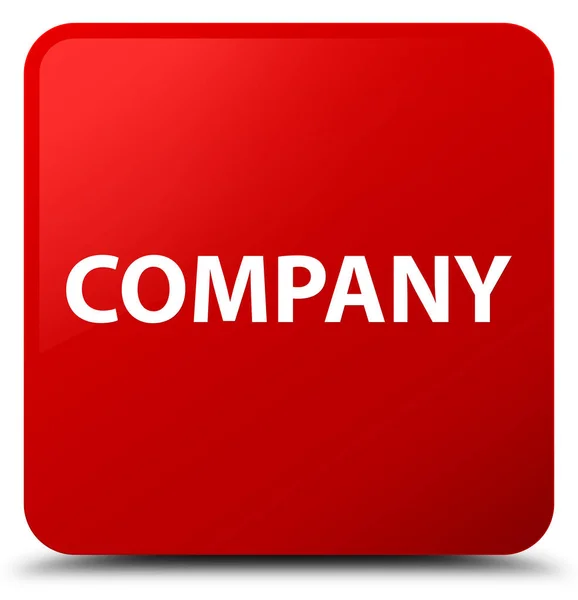 Empresa botão quadrado vermelho — Fotografia de Stock