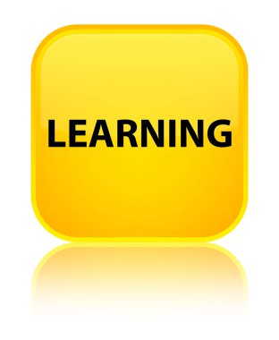 Öğrenme özel sarı kare düğme