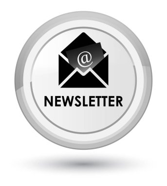 Bülten baş beyaz yuvarlak düğmesi