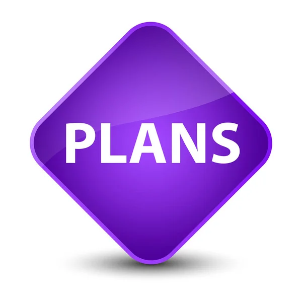 Plans elegant purple diamond button — Stock Photo, Image