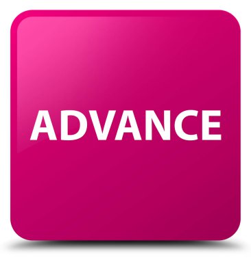 Önceden pembe kare düğme