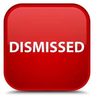 Görevden özel kırmızı kare düğme