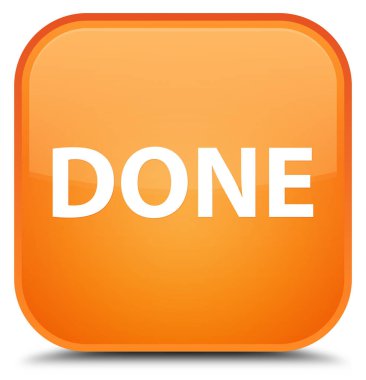 Özel turuncu kare düğme yapılır