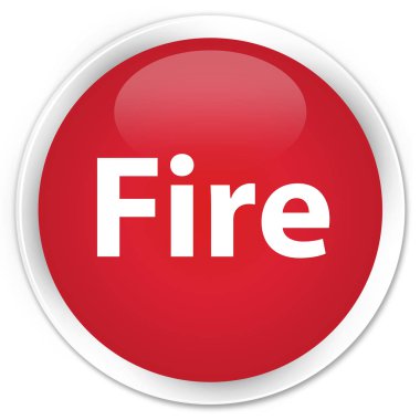 Yangın sigorta primi kırmızı yuvarlak düğmesi