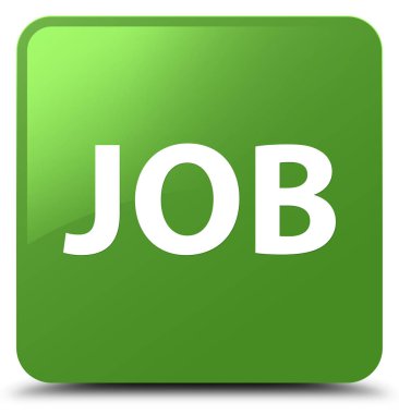 İş yumuşak yeşil kare düğme