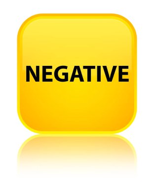 Negatif özel sarı kare düğme