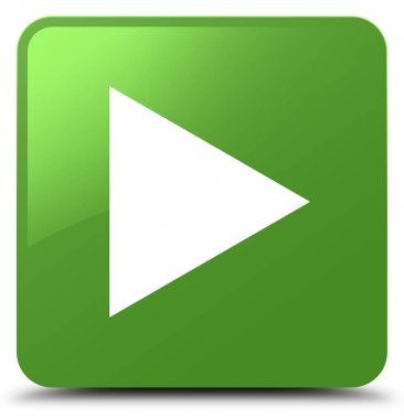 Oyun kutsal kişilerin resmi yumuşak yeşil kare düğme