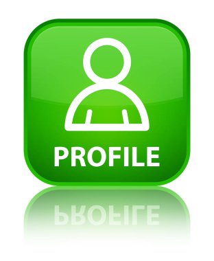 Profil (üye simgesi) özel yeşil kare düğme