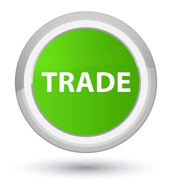 Ticaret asal yumuşak yeşil yuvarlak düğmesi