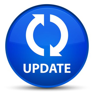 Özel mavi yuvarlak düğmesini güncelleştir