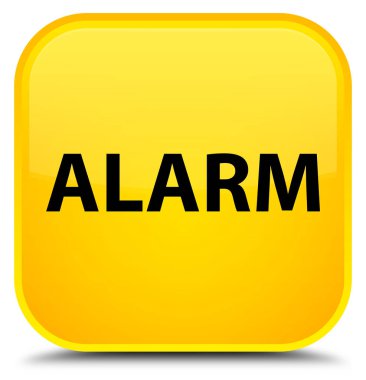 Alarm özel sarı kare düğmesi