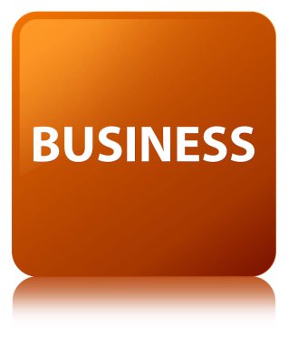 İş kahverengi kare düğme