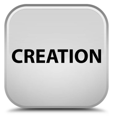 Oluşturma özel beyaz kare düğme