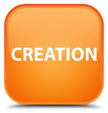 Oluşturma özel turuncu kare düğme