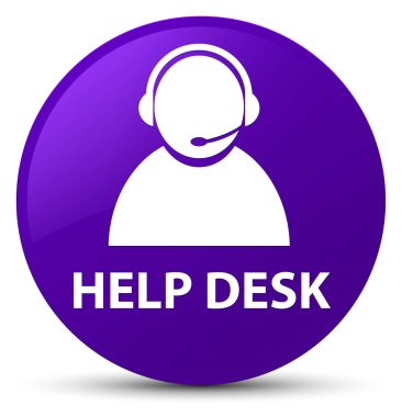 Yardım etmek okul sırası (müşteri bakım simgesi) düğmesini mor