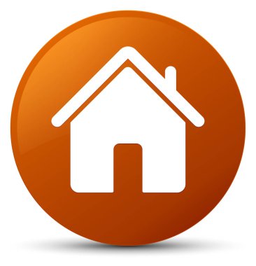 Ev simgesini kahverengi yuvarlak düğmesi