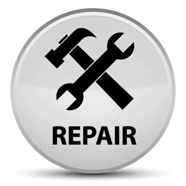 Réparation (icône outils) bouton rond blanc spécial — Photo